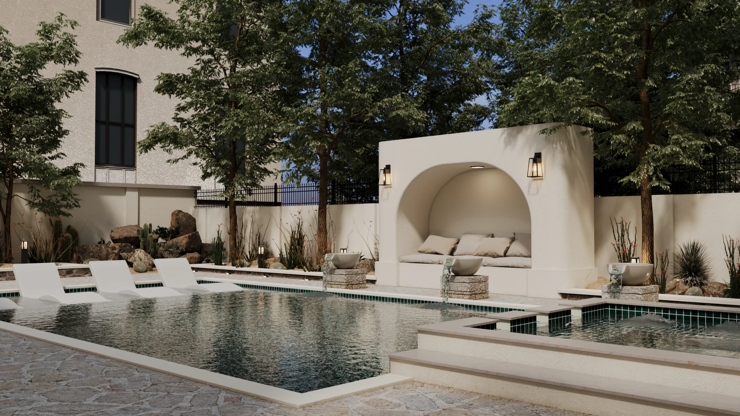 landscape project harooni design. dubai. uae