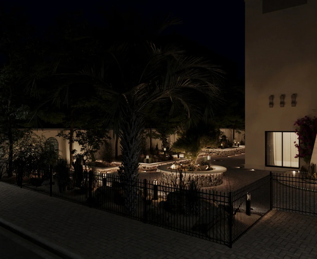 landscape project - Sports City exterior design landscape design Dubai uae