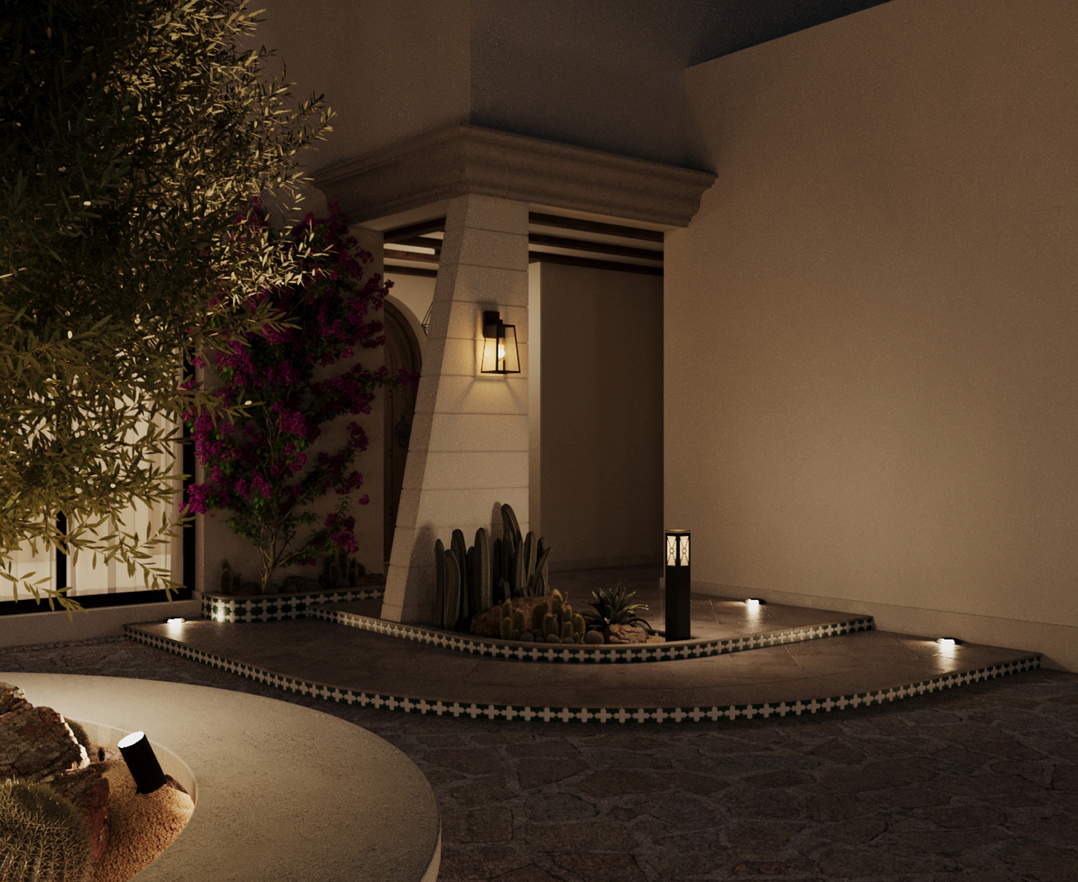 exterior design landscape design Dubai uae
