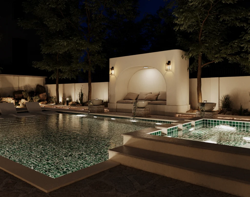 Exterior Design landscape project Dubai U.A.E lansdcape project - Sports City