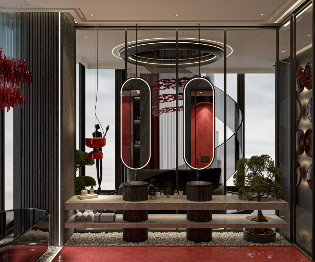 penthouse One Za'abeel interior design furnishing and fit out Dubai - U.A.E