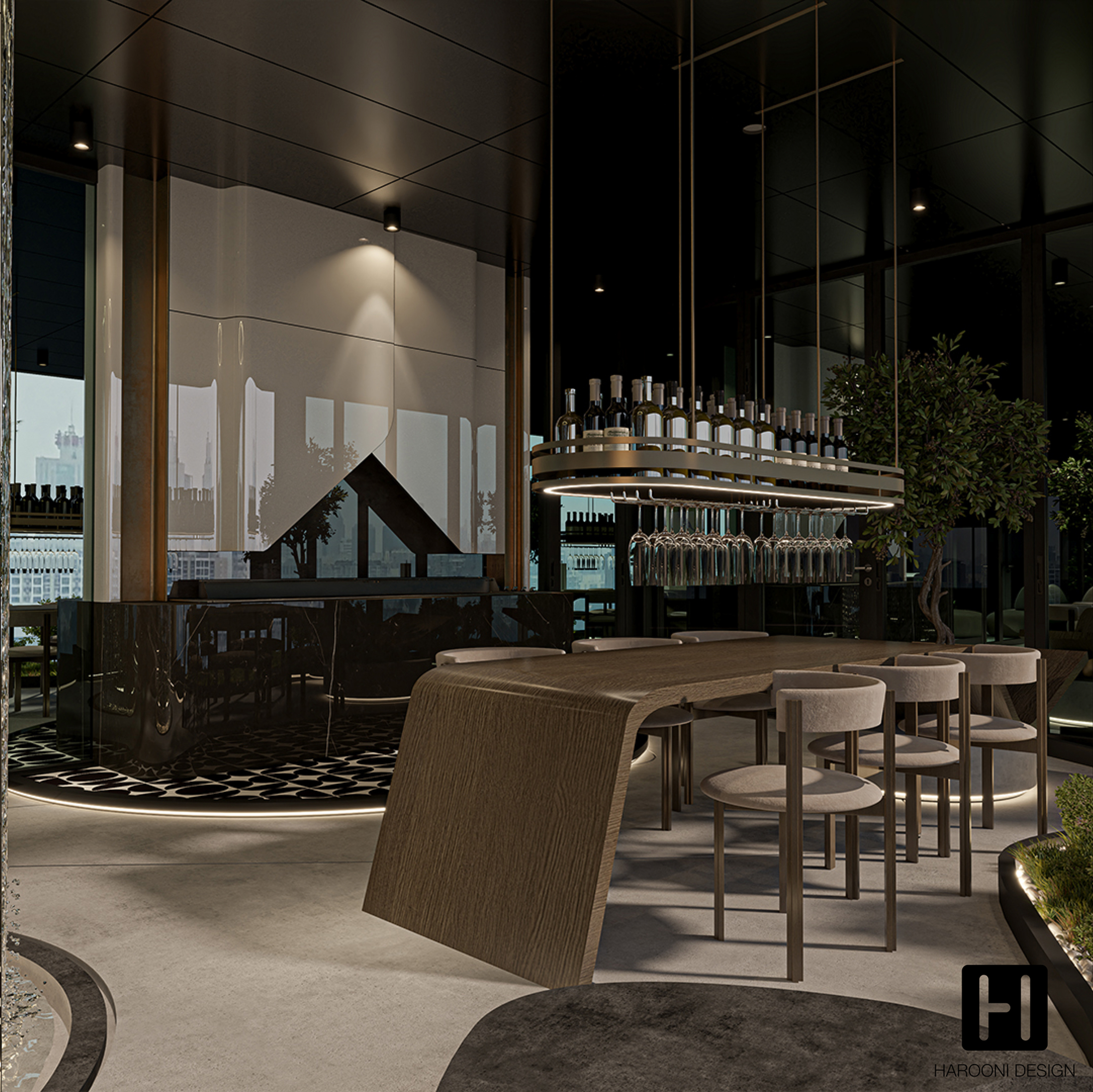 penthouse One Za'abeel interior design furnishing and fit out Dubai - U.A.E