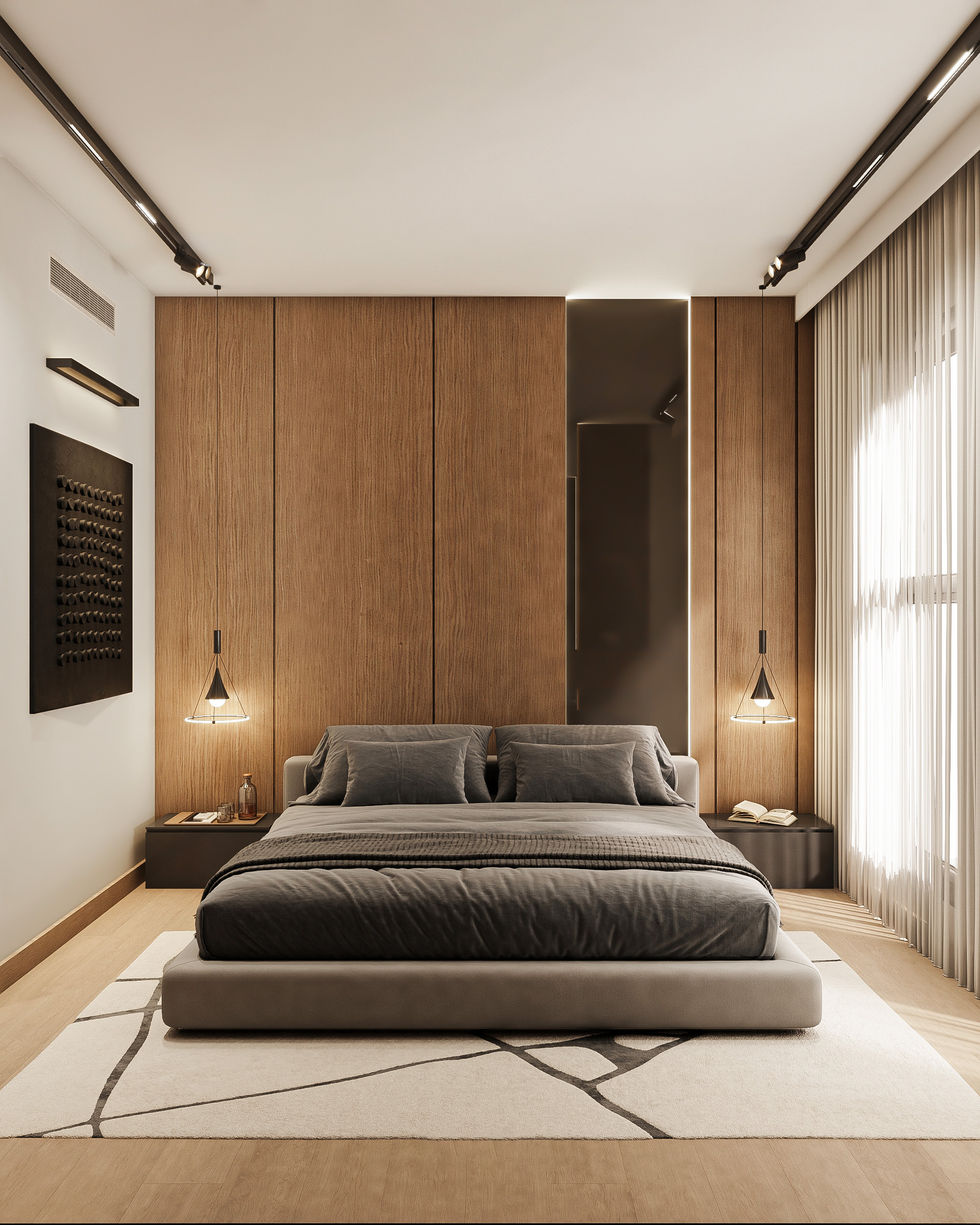 Bedroom Master Bedroom furnish and fit out harooni design Dubai. UAE