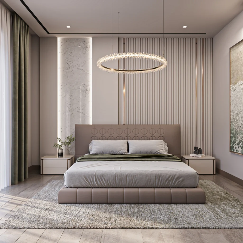 Interior Design Bedroom Harooni Design Architecture in Dubai UAE
