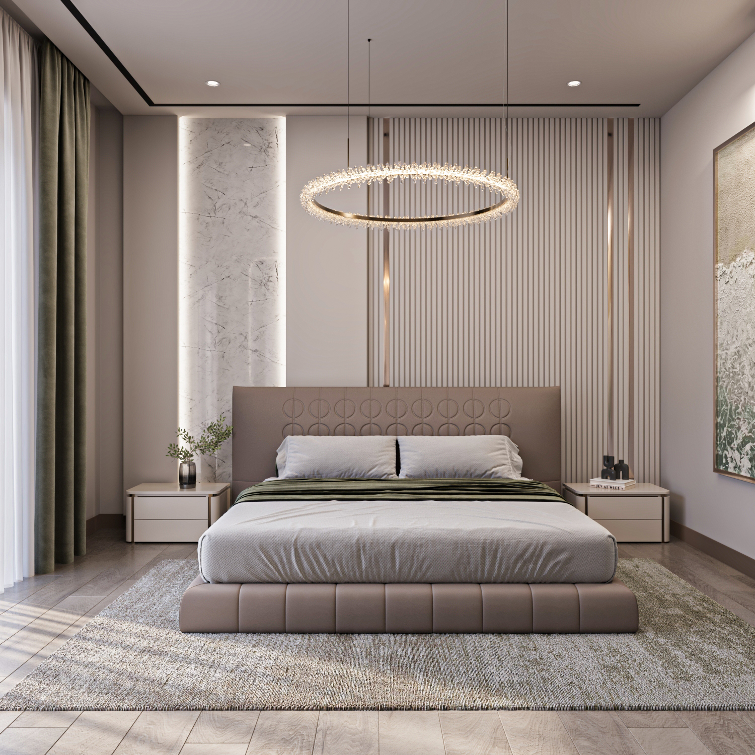 Interior Design Bedroom Harooni Design Architecture in Dubai UAE