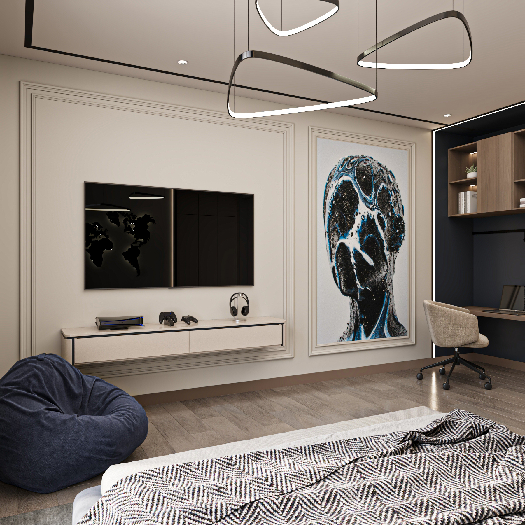 timeless interior design by Harooni Design and Build