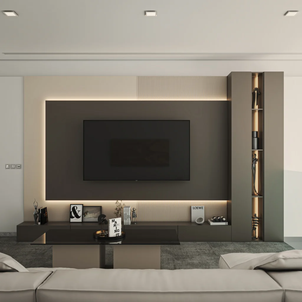 MBR Living Lounge interior design complete build harooni design UAE - Dubai