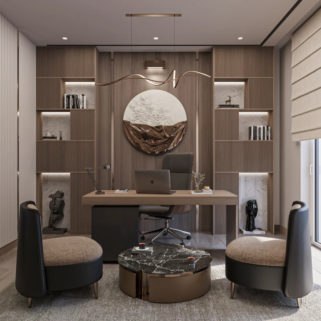 Interior Design Home Office Harooni Design Architecture in Dubai UAE
