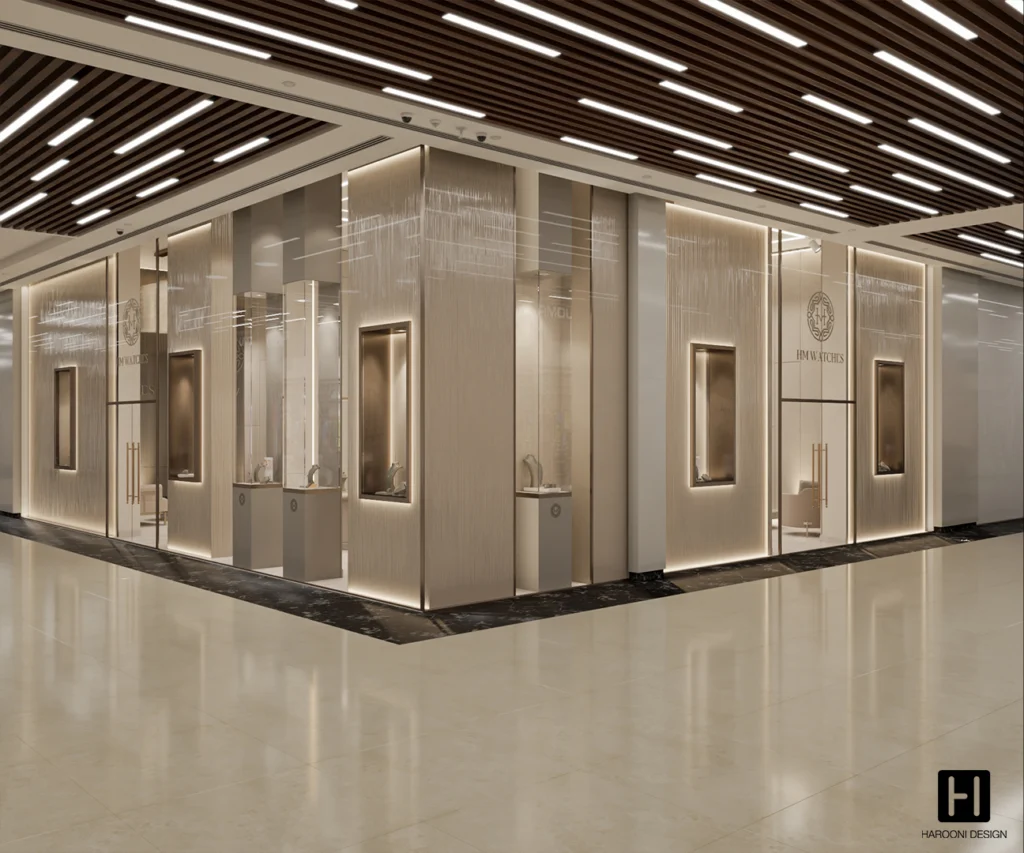 Interior Design Commercial Space Gallery Luxury Design Harooni Design Architecture in Dubai UAE