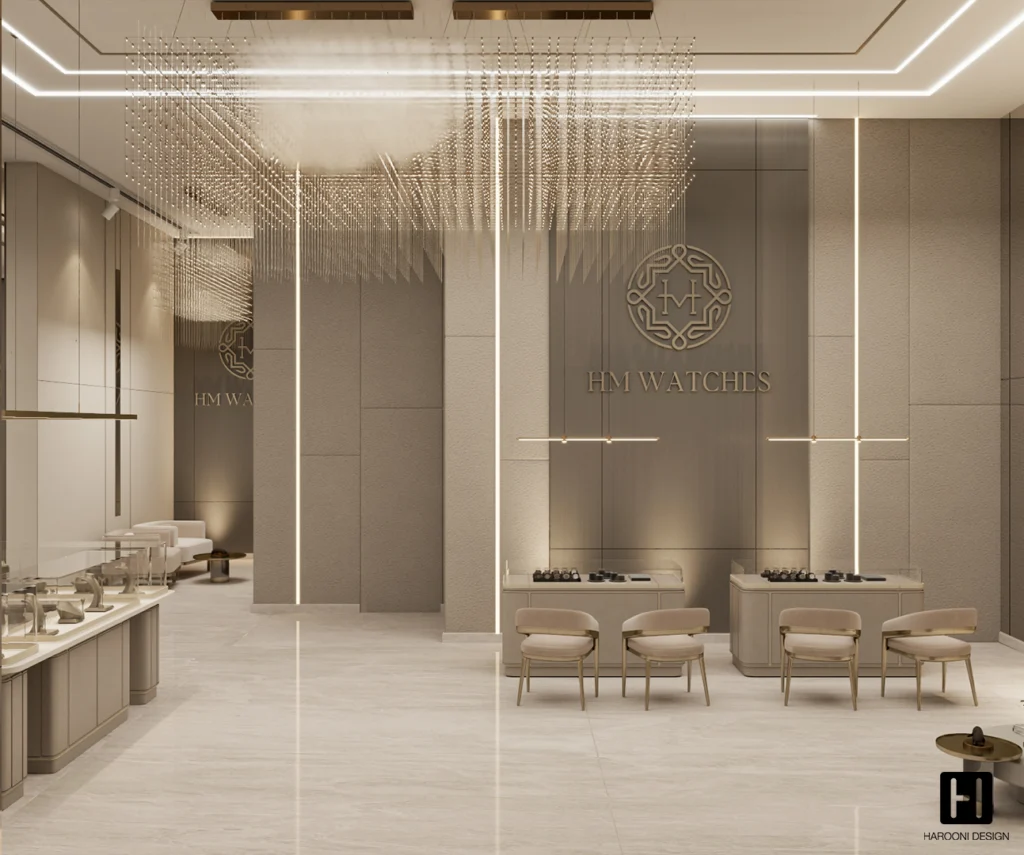 Interior Design Commercial Space Gallery Luxury Design Harooni Design Architecture in Dubai UAE