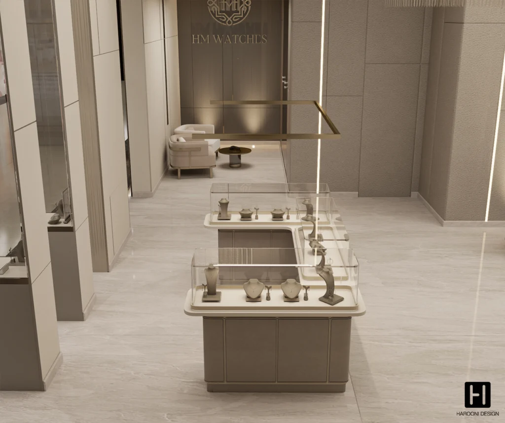 Interior Design Commercial Space Gallery Luxury Design Harooni Design Architecture in Dubai UAE