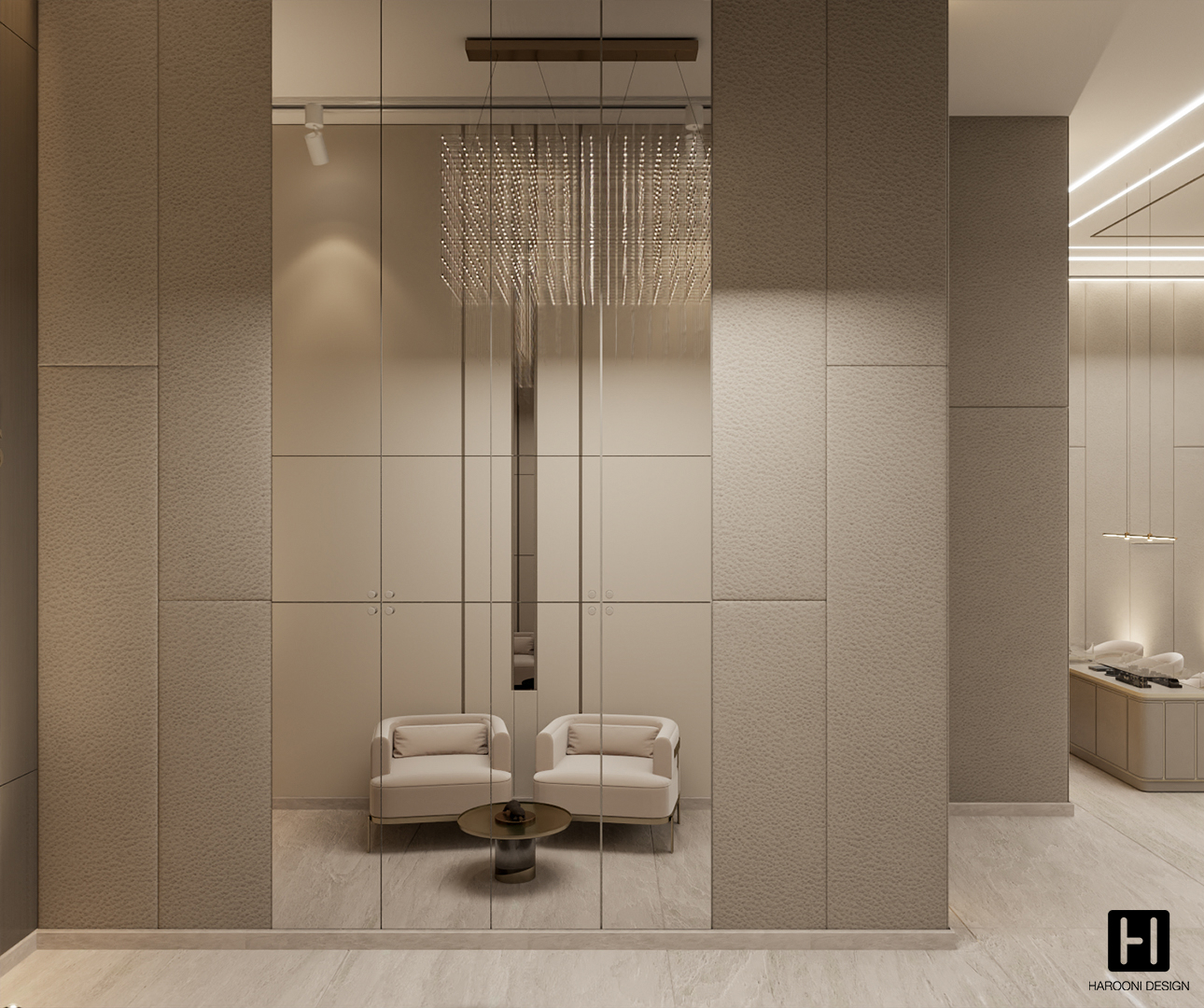 Interior Design Commercial Space Gallery Luxury Design Harooni Design Architecture in Dubai UAE