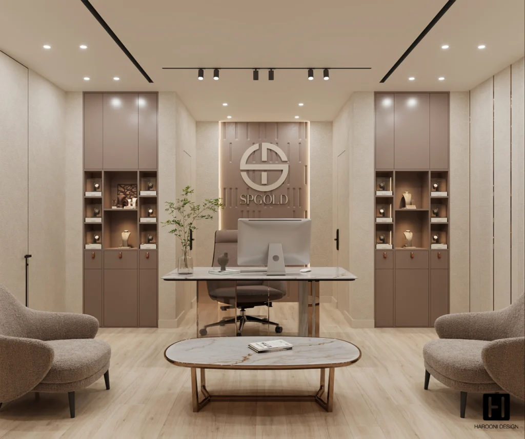 Interior Design Commercial Space Gallery Luxury Design Harooni Design Architecture in Dubai UAE