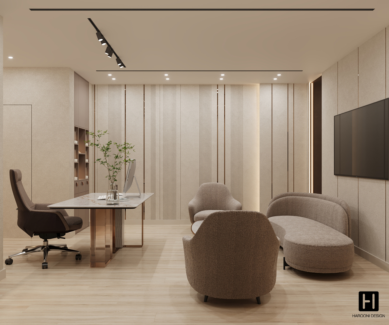 Interior Design Commercial Space Gallery Luxury Design Harooni Design Architecture in Dubai UAE