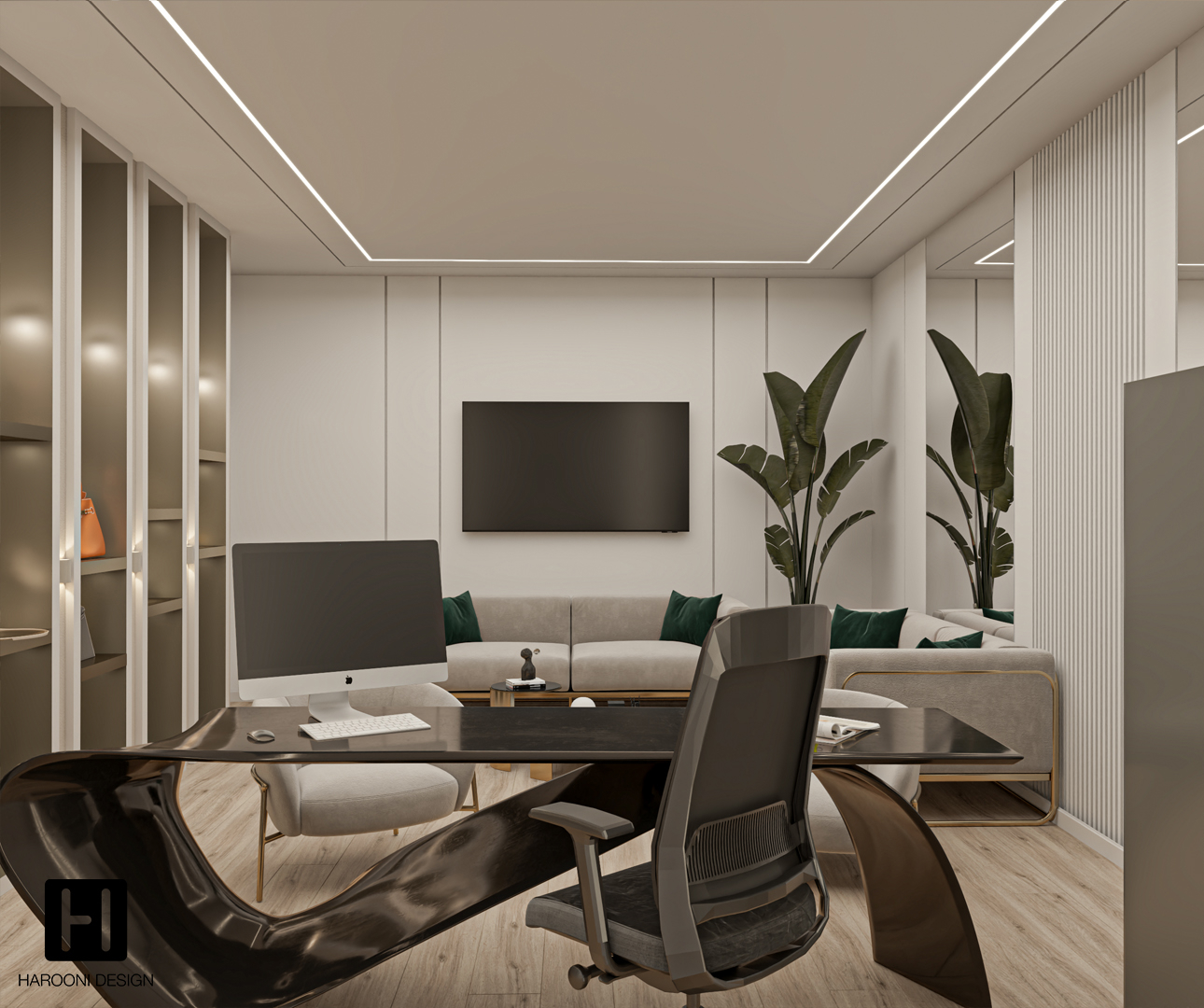 Interior Design Commercial Space Gallery Luxury Design Harooni Design Architecture in Dubai UAE