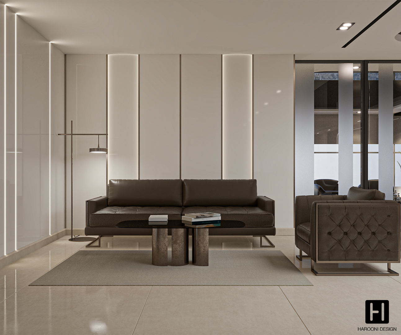 Interior Design Commercial Space Office Harooni Design Architecture in Dubai UAE