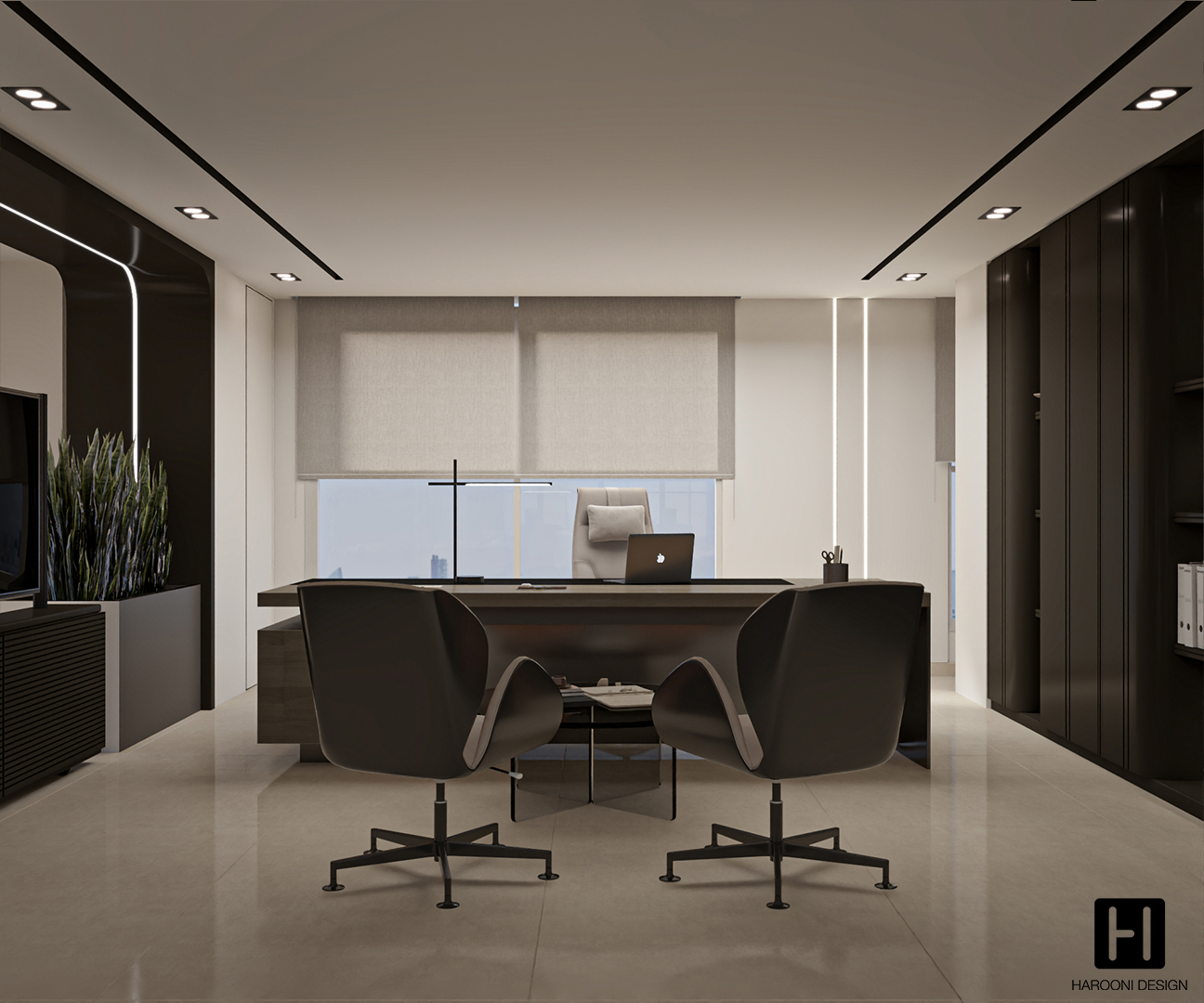 Interior Design Commercial Space Office Harooni Design Architecture in Dubai UAE