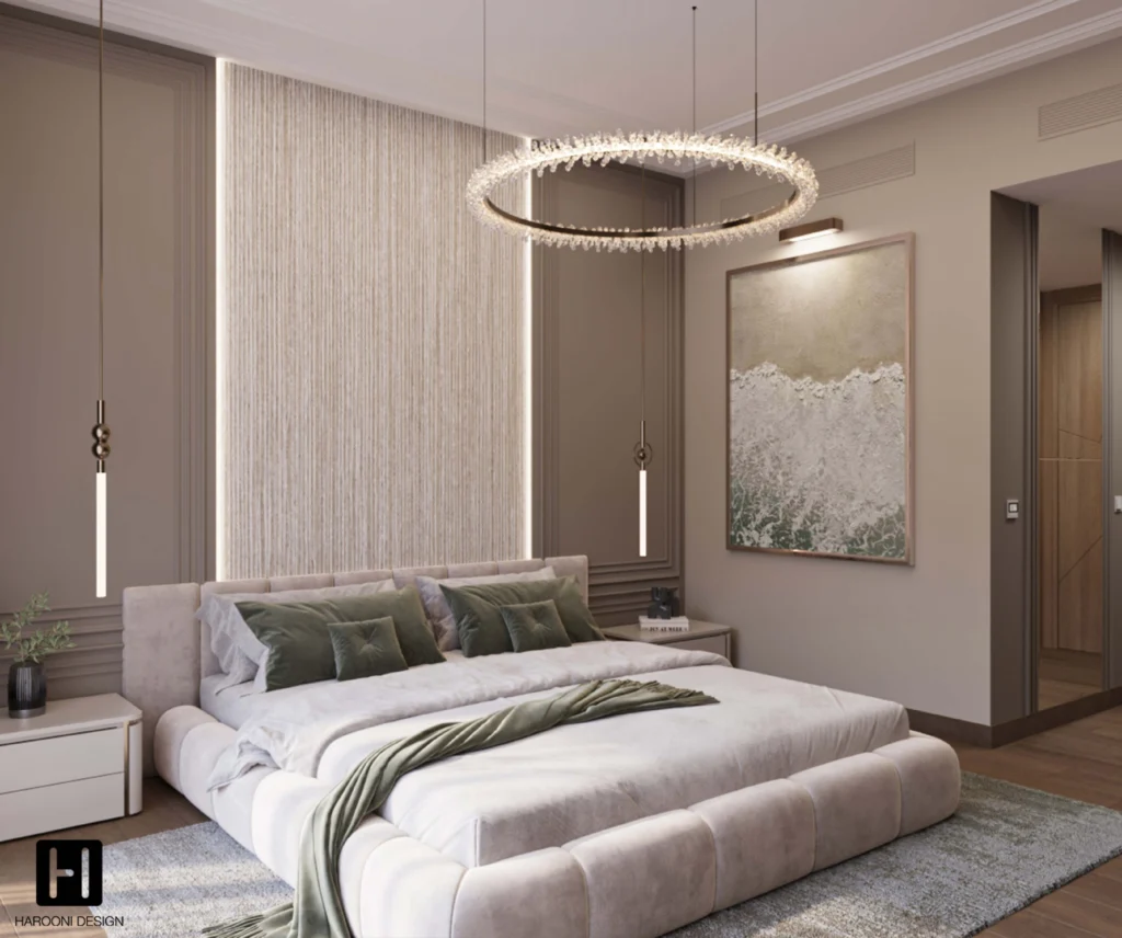 Interior Design Bedroom Harooni Design Architecture in Dubai UAE