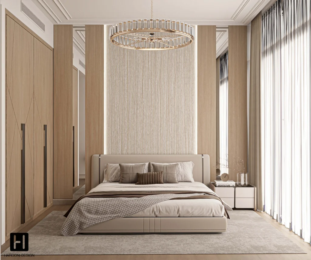 Interior Design Bedroom Harooni Design Architecture in Dubai UAE