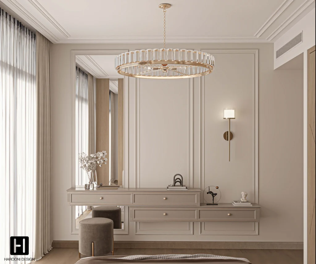 Interior Design Bedroom Harooni Design Architecture in Dubai UAE