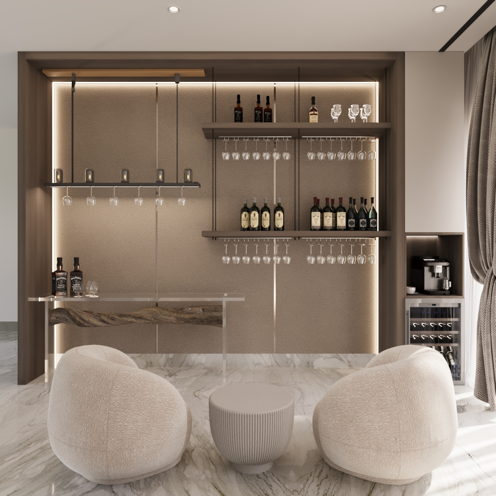 Interior Design Home Bar Cocktail Station Harooni Design Architecture in Dubai UAE