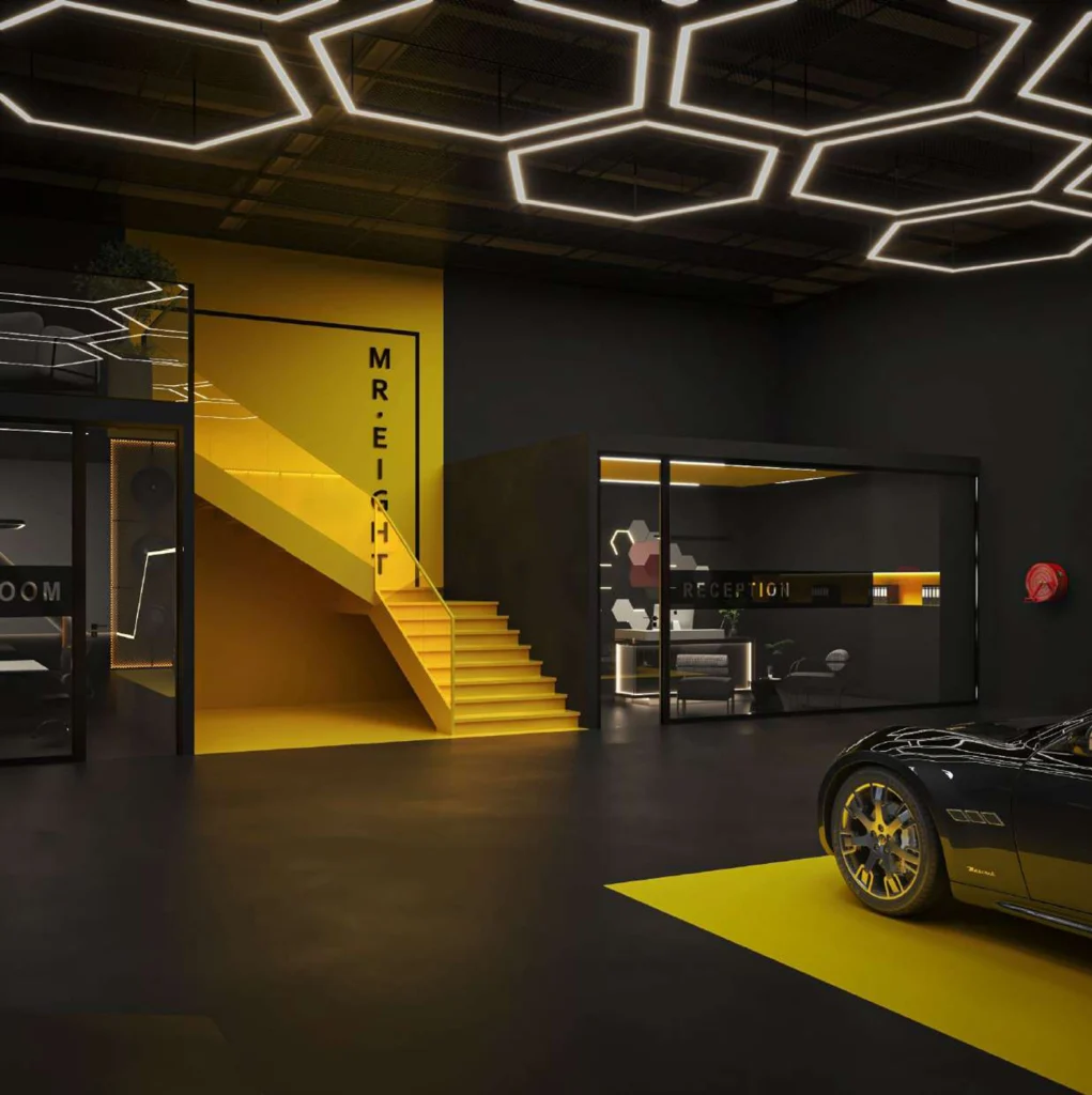 Interior Design Commercial Space Garage Harooni Design Architecture in Dubai UAE