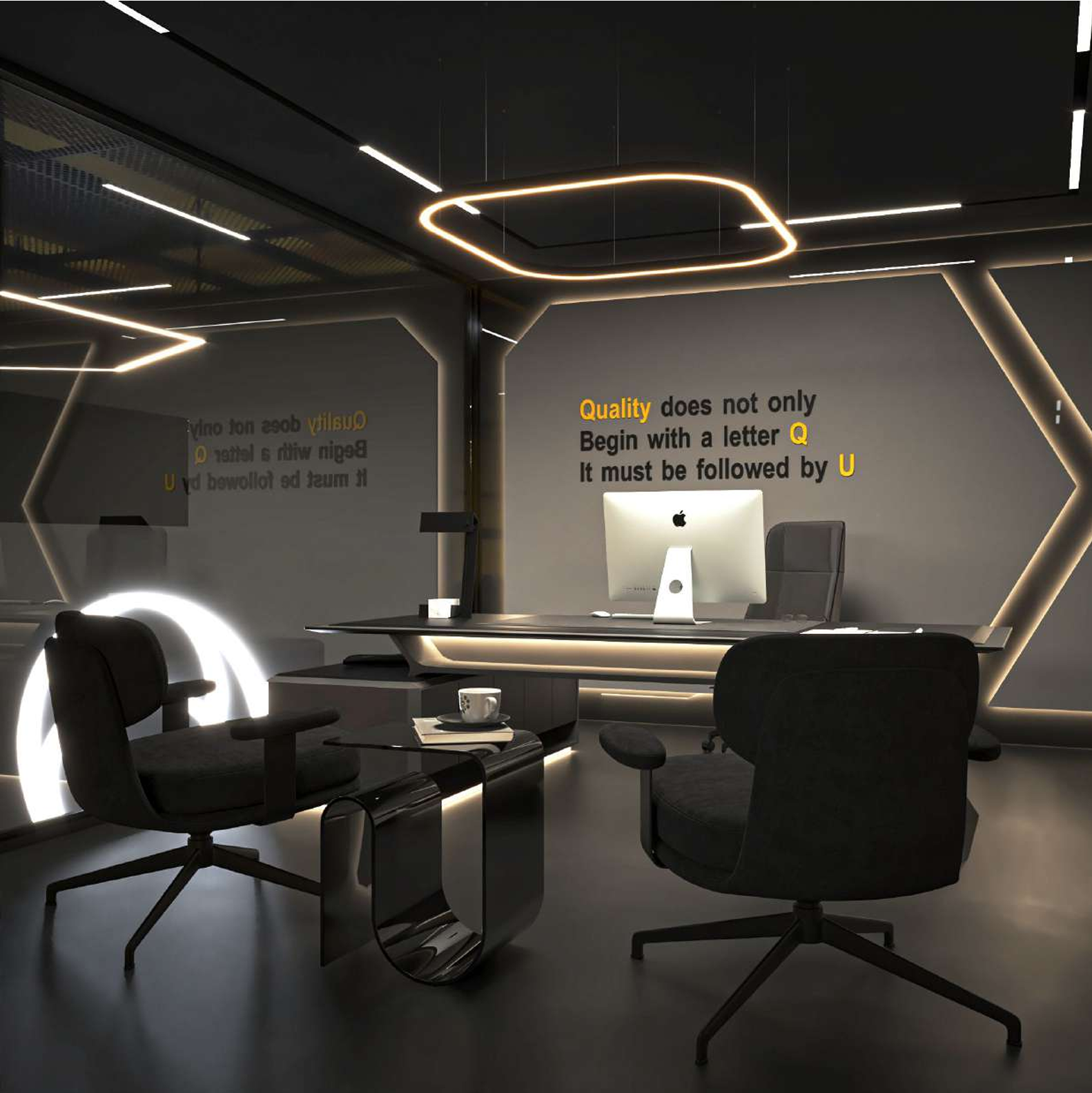 Interior Design Commercial Space Garage Harooni Design Architecture in Dubai UAE