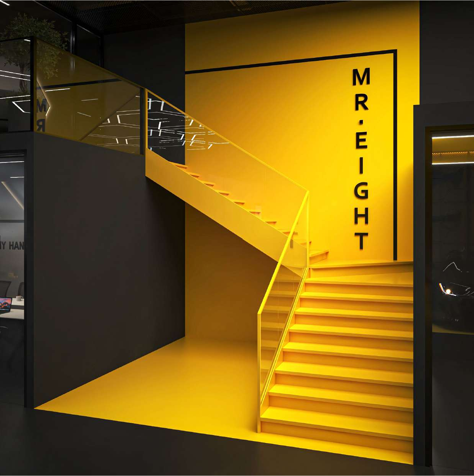 Interior Design Commercial Space Garage Harooni Design Architecture in Dubai UAE