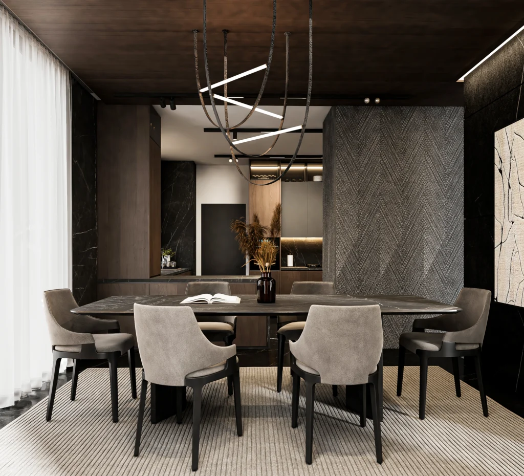 MBR Kitchen Space Luxury Kitchen interior design complete build harooni design UAE - Dubai