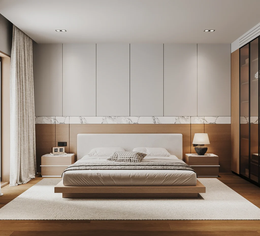 Bedroom Master Bedroom furnish and fit out harooni design Dubai. UAE