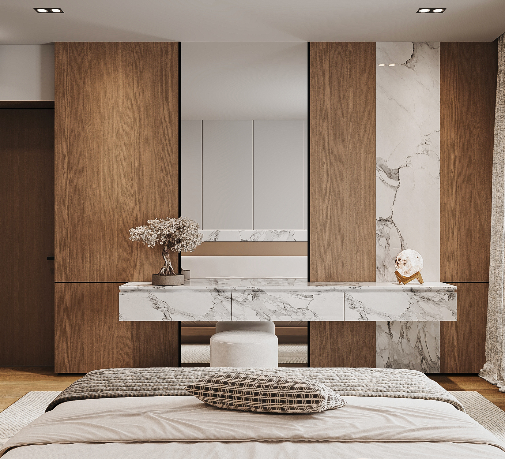 Bedroom Master Bedroom furnish and fit out harooni design Dubai. UAE